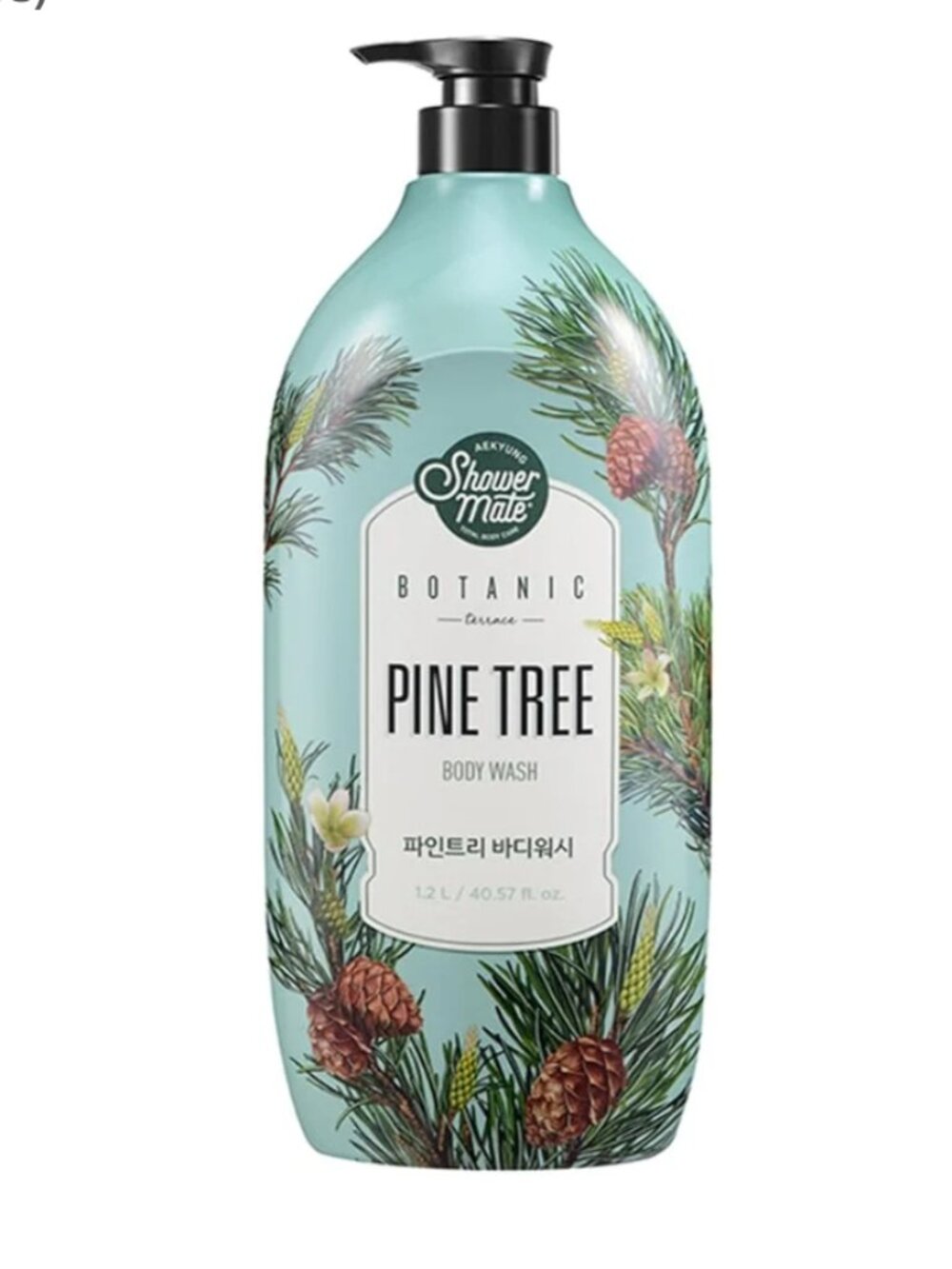 SHOWER MATE BOTANIC TERRACE PINE TREE BODY WASH - 42.3FL OZ. -NEW-NEVER USED